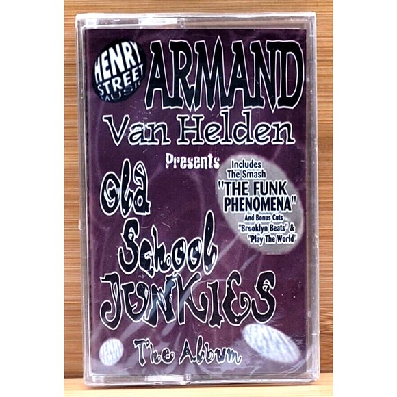 ARMAND VAN HELDEN - OLD SCHOOL JUNKIES - ‎ FACTORY SEALED CASSETTE - Picture 1 of 3
